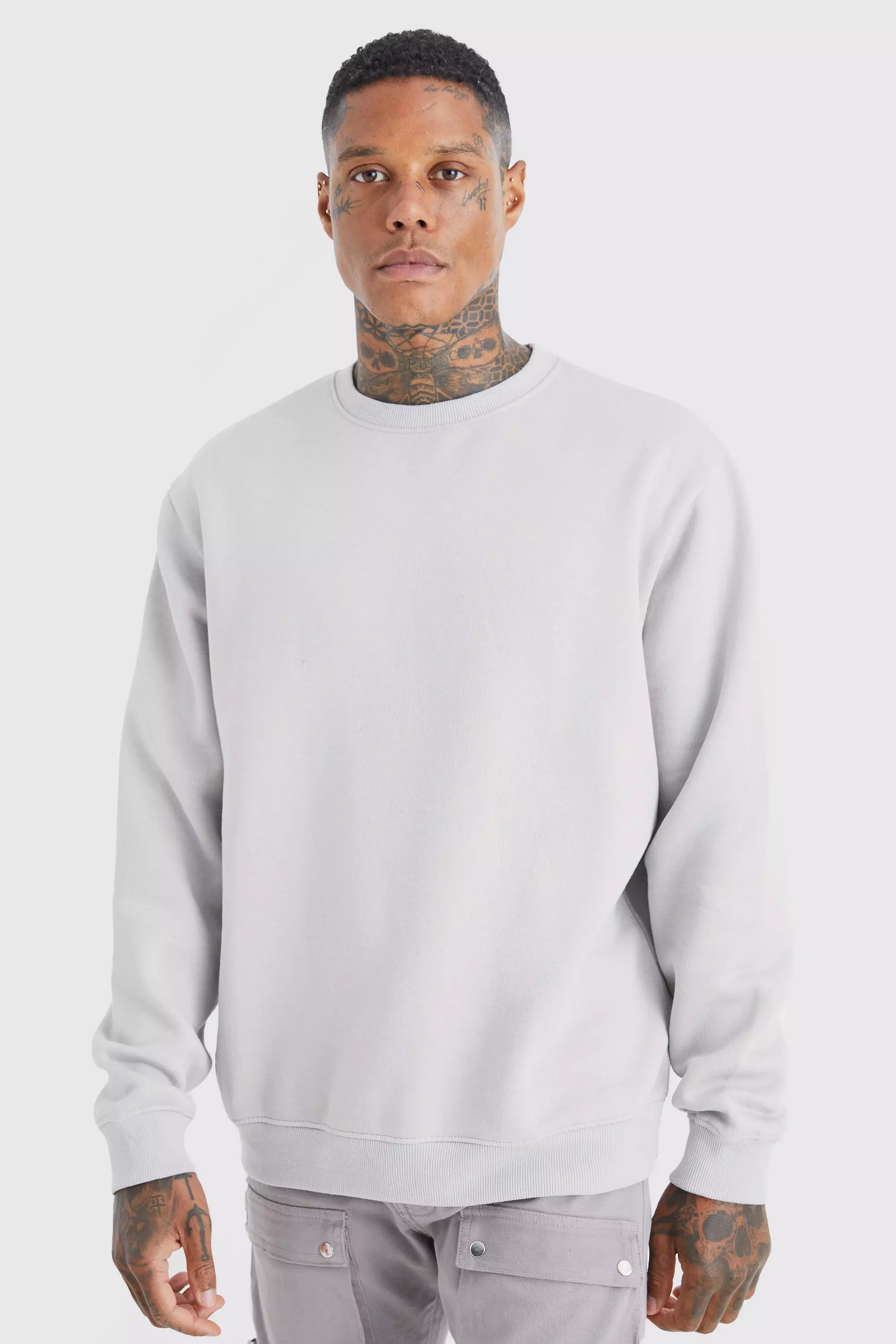 Basic crew neck sweatshirts new arrivals